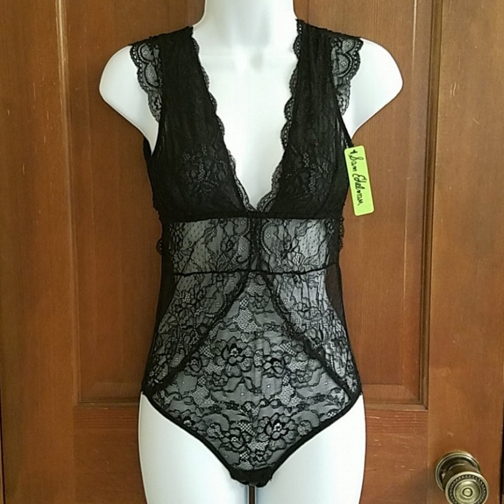 2. Sam Edelman black lace bodysuit - Picture 2 of 10